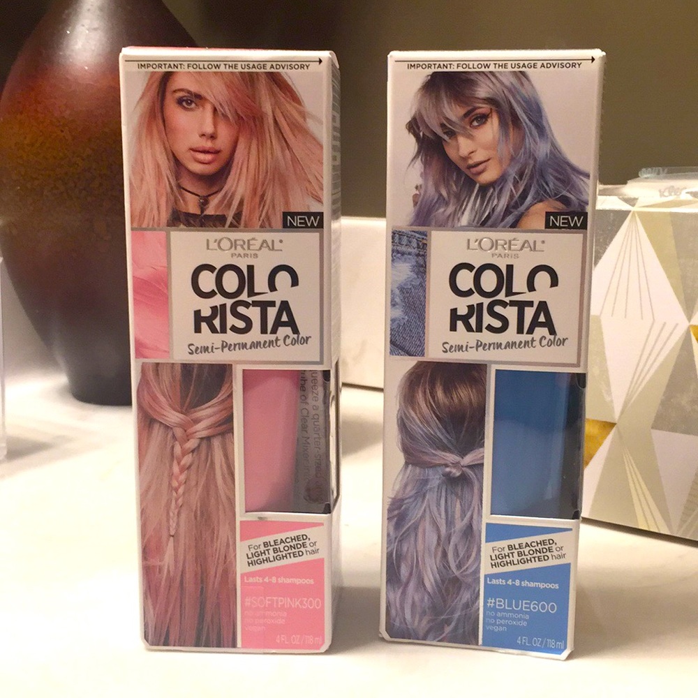👩🏼‍🎤2pc L’Oréal Colorista Semi-Perm Dye👨🏽‍🎤